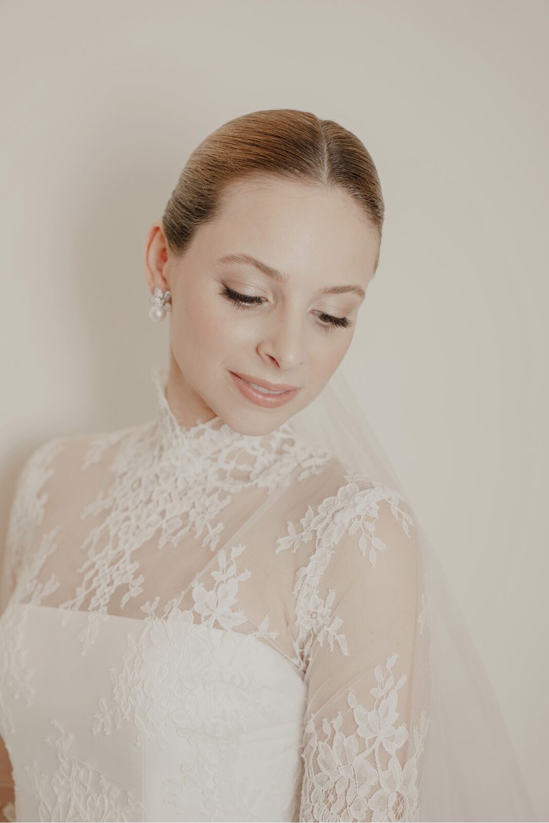 Novia, encaje